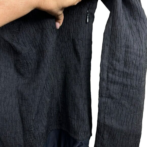 Zara Black Textured Bodysuit Top Square NecK Soft Small Size Large - Picture 7 of 15